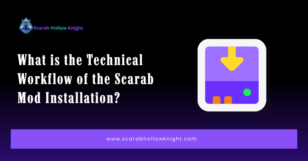 What is the Technical Workflow of the Scarab Mod Installation?